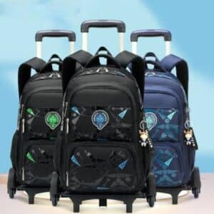 Cartable ergonomique étanche à roulettes