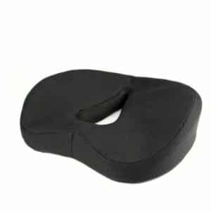 Coussin d’assise noir à mémoire de forme