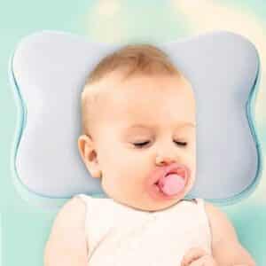 Oreiller ergonomique en coton pour bébé