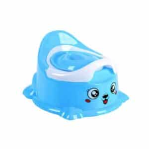 Pot de toilette portable pour bébé bleu