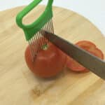 Fourchette à Légumes Ergonomique en Acier Inoxydable et Plastique