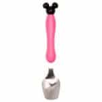Cuillère Ergonomique Bébé Rose avec Oreilles de Mickey