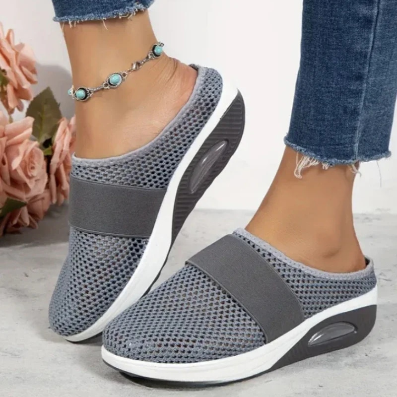 Chaussons Femme Semelle Ergonomique Décontractés et Antidérapants