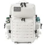 Sac à Dos Ergonomique Blanc Polyvalent au Style Militaire