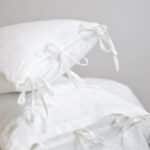 Lot de Deux Housses de Coussin Ergonomique Douces et Confortables en Lin