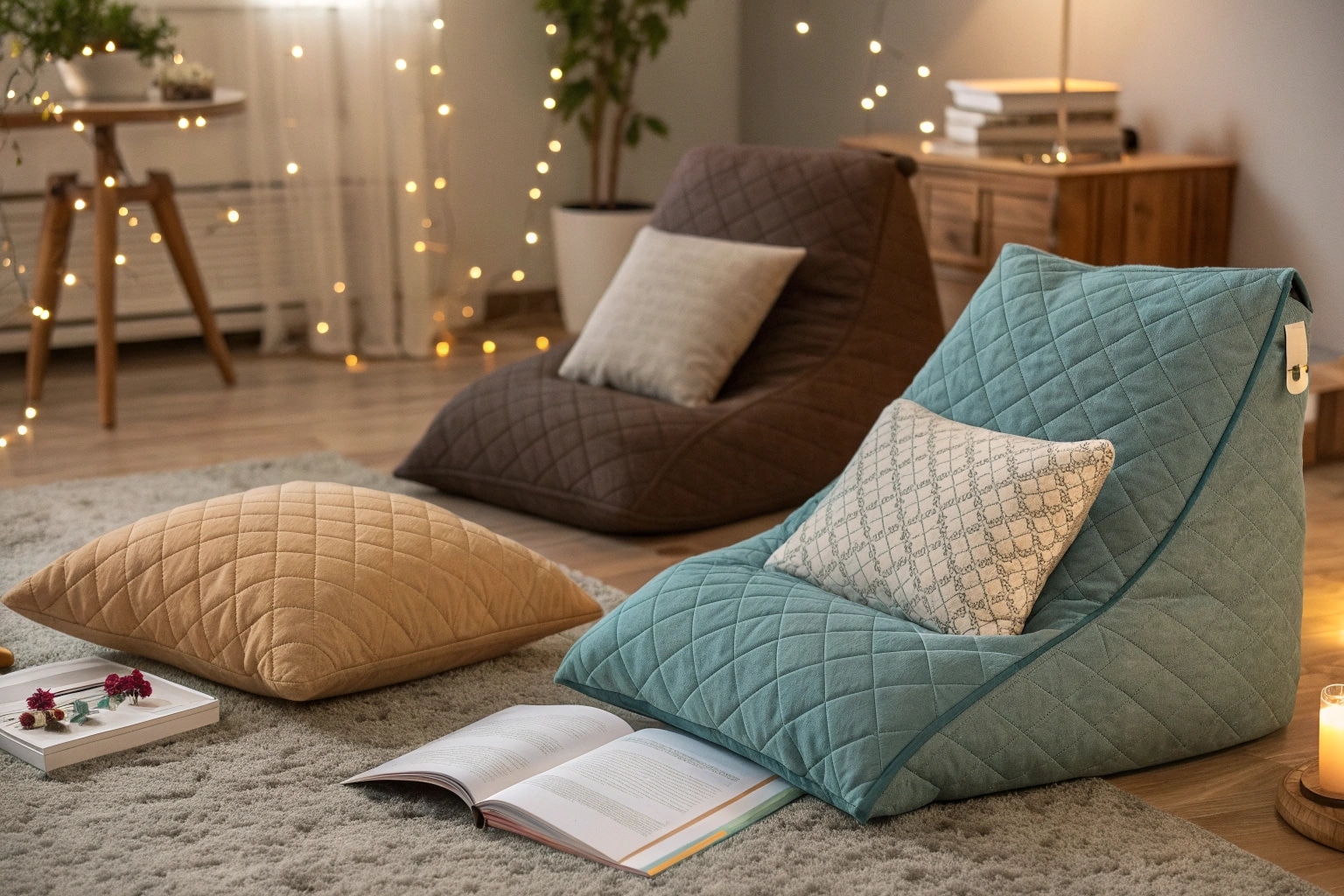 Coussin support de lecture