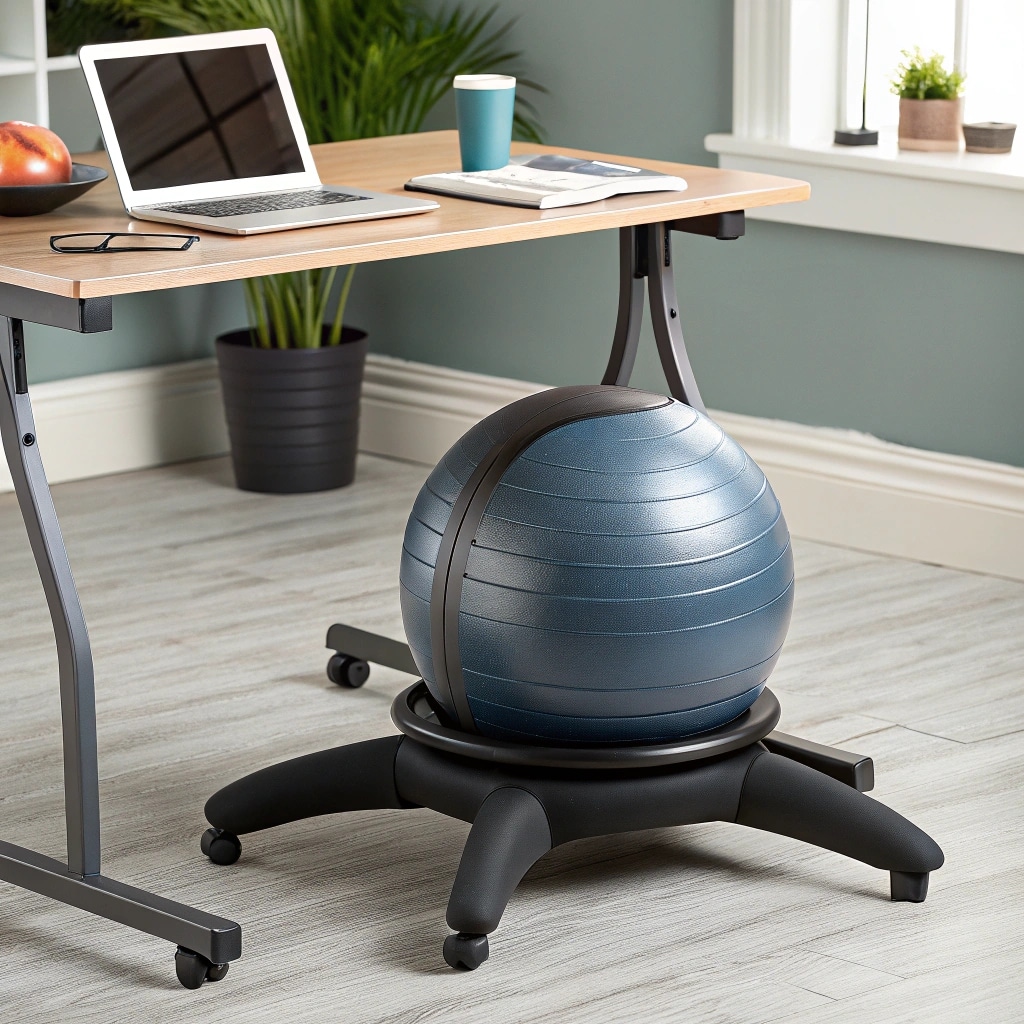Siège ballon ergonomique : une solution pour bouger même en travaillant Siège ballon ergonomique