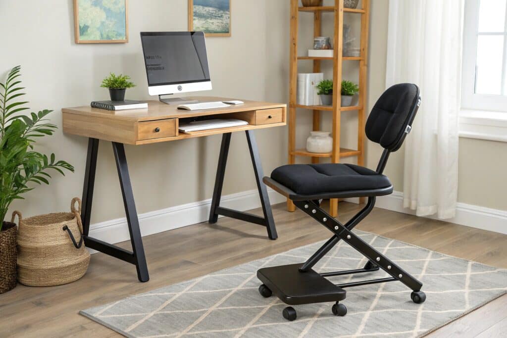 Siège ergonomique assis genoux : un allié pour le télétravail La principale force du siège ergonomique assis genoux réside dans sa capacité à soutenir et aligner le corps d’une manière que peu d’autres sièges peuvent égaler.