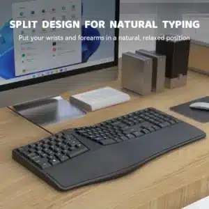 Clavier avec repose poignet intégré