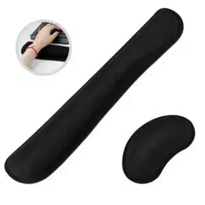 Tapis de Support de poignet pour souris et clavier, tapis de Protection pour PC Gamer, bureau, ordinateur portable, clavier, souris, mémoire, repose-coton antidérapant